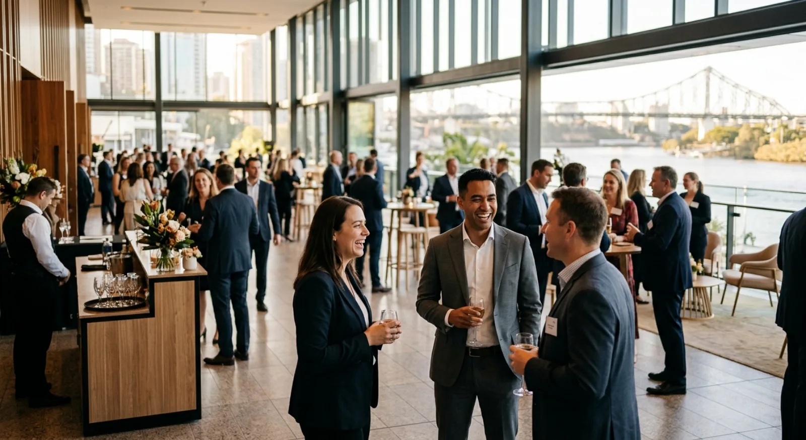 Modern Brisbane Convention & Exhibition Centre with large-scale event facilities