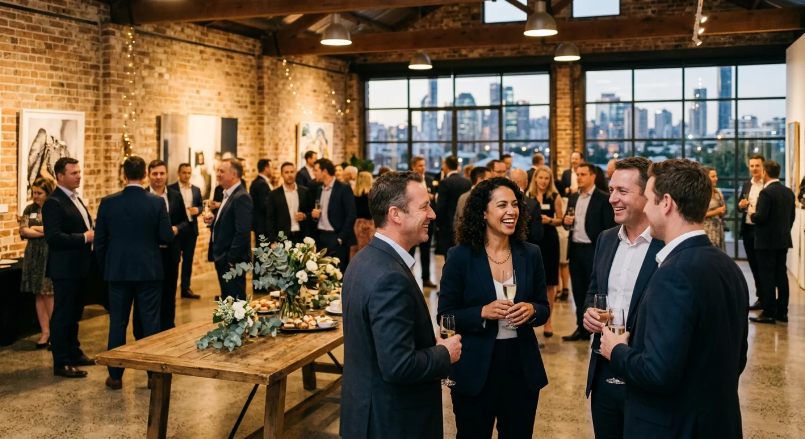 Contemporary gallery and loft venue in Brisbane with creative atmosphere