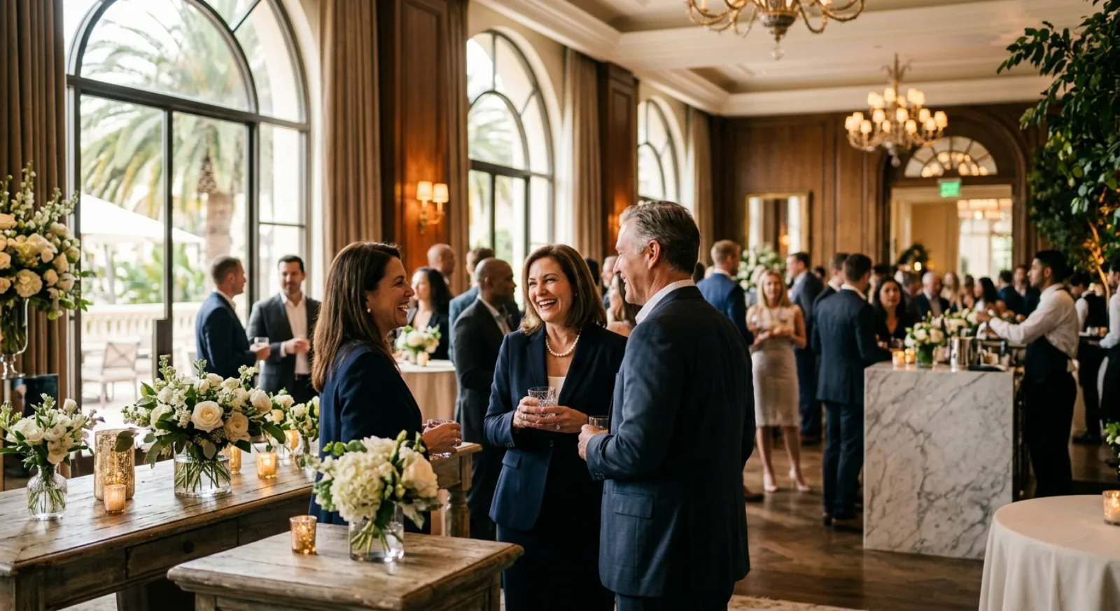 Luxury Beverly Hills event venue with high-end design and premium accommodations for corporate events