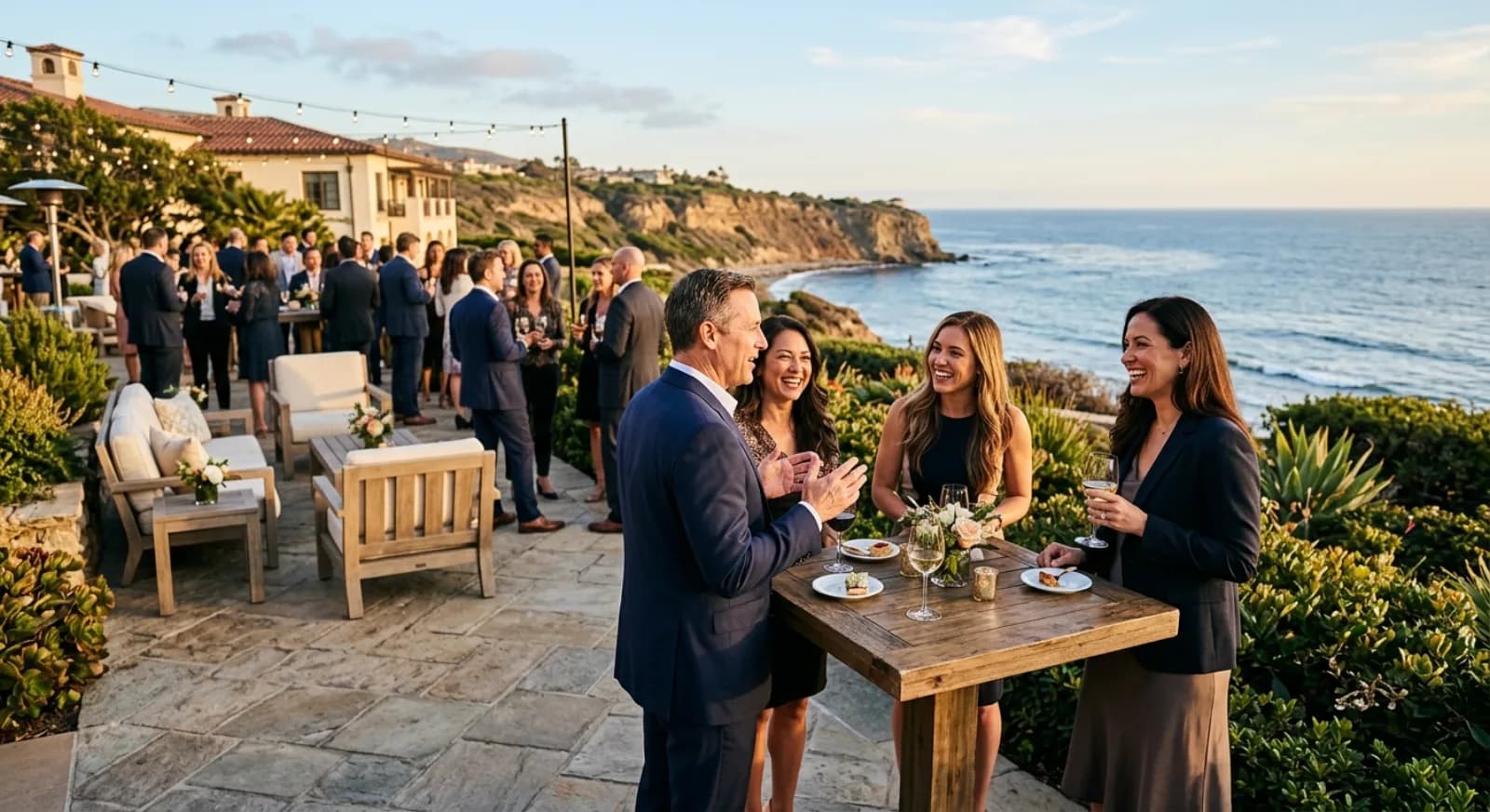 Luxury Palos Verdes oceanfront resort venue with 270-degree ocean views and premium event facilities