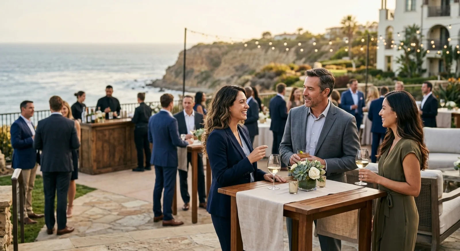 Luxury Terranea Resort oceanfront venue in Palos Verdes with panoramic ocean views