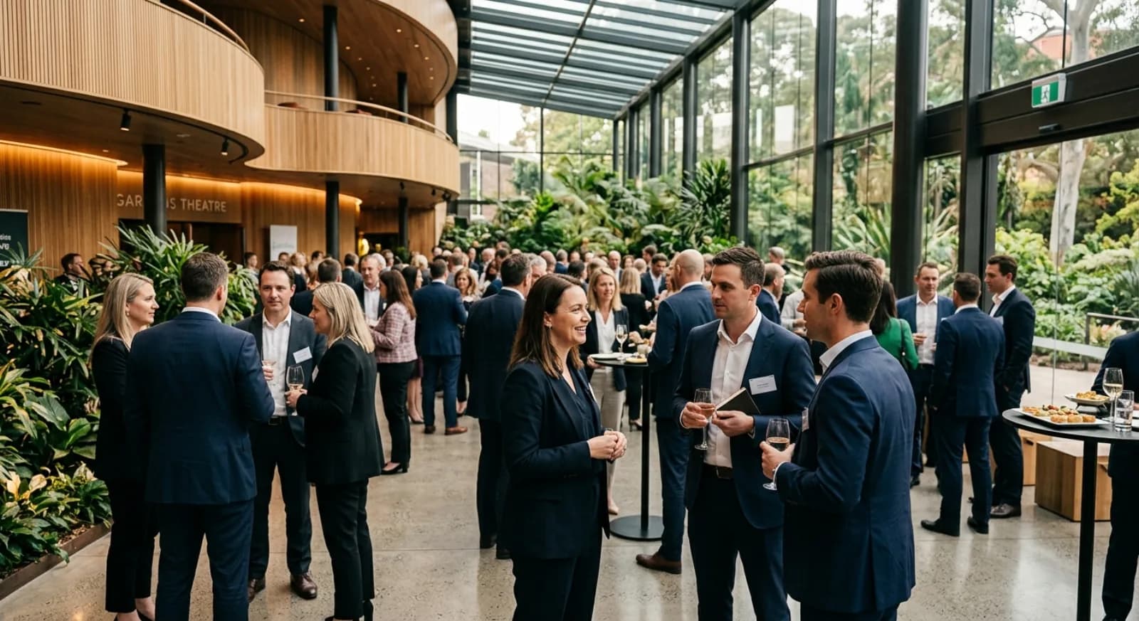 Artistic Gardens Theatre event venue in Melbourne with cultural backdrop