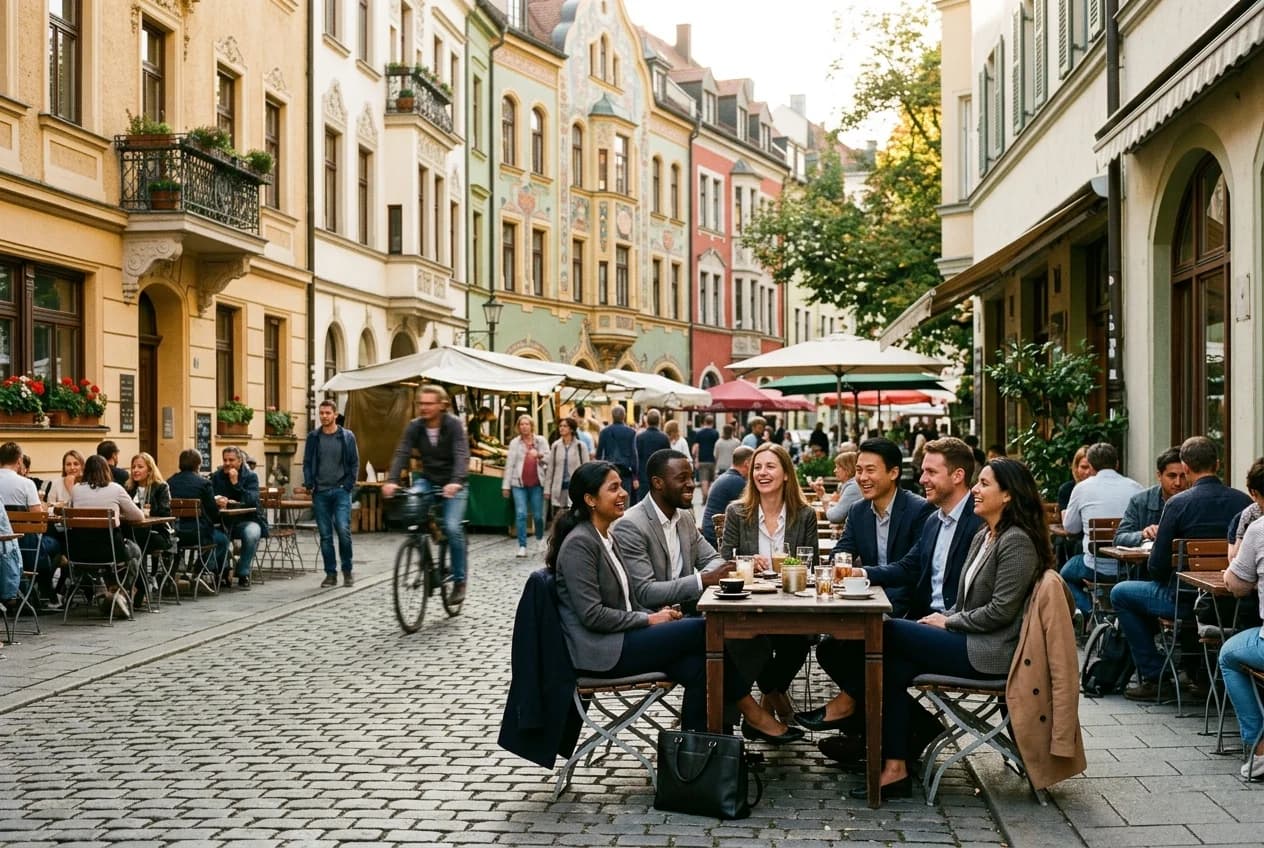 Charming village-style event venue at Wiener Platz in Cologne Haidhausen