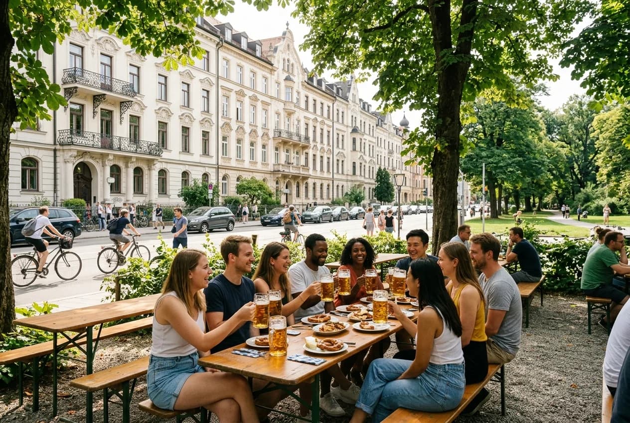 Creative team event space near Englischer Garten in Cologne Schwabing