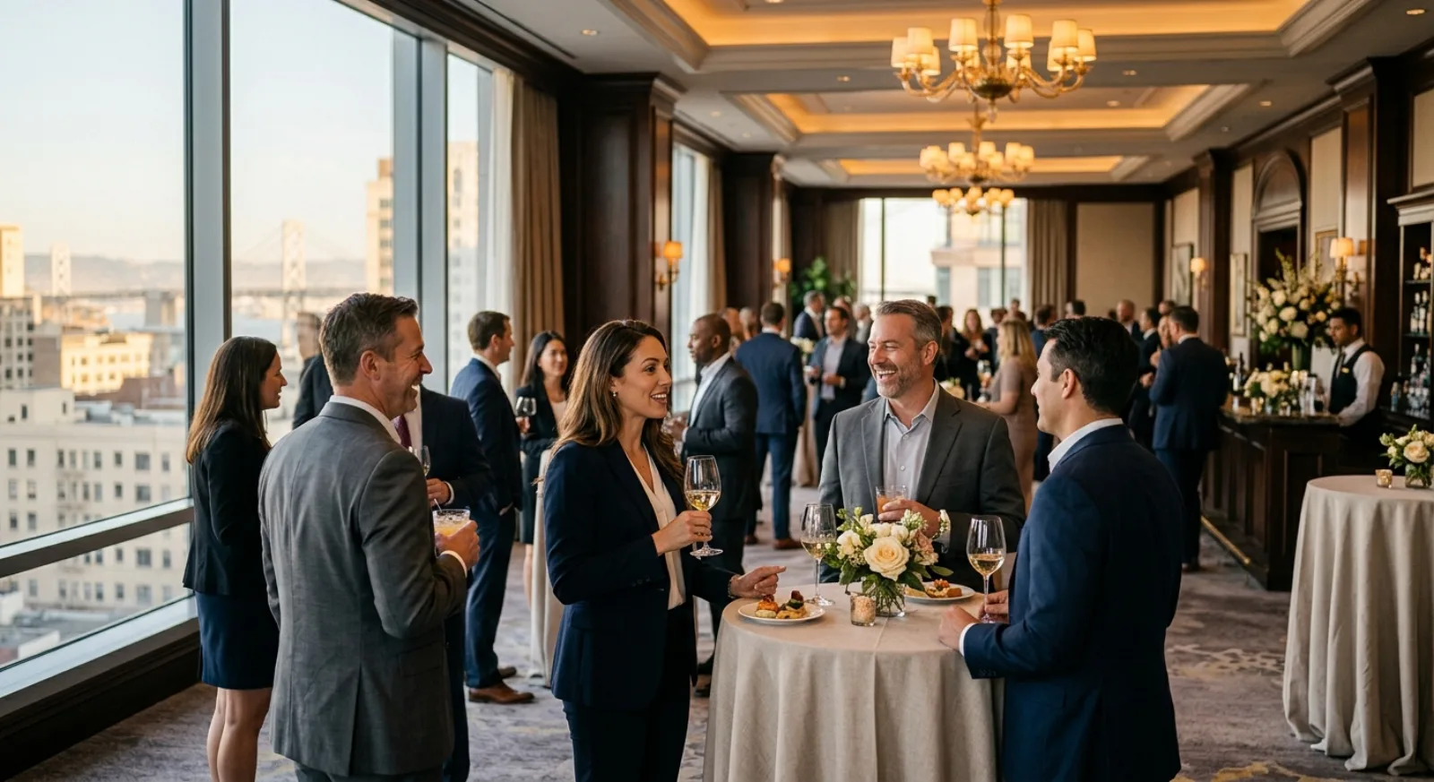 Contemporary luxury St. Regis San Francisco hotel with modern event facilities